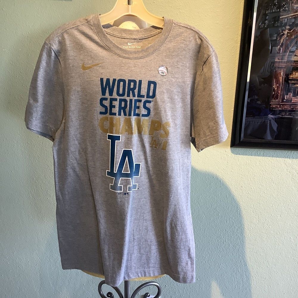 New Nike LA Dodgers World Series Champ 2020 T Shirt Size S